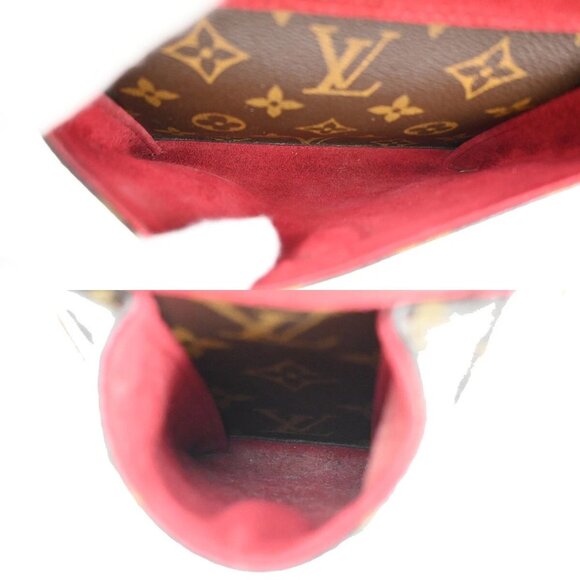 LOUIS VUITTON LV Excentri Cite Hand Bag Monogram Leather Brown main image 15